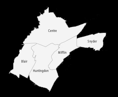 central Pennsylvania counties