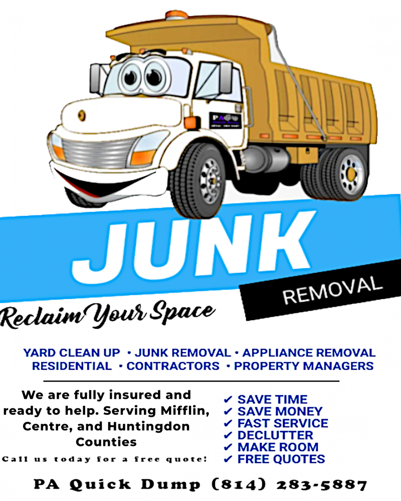 Junk Removal Mifflin County PA